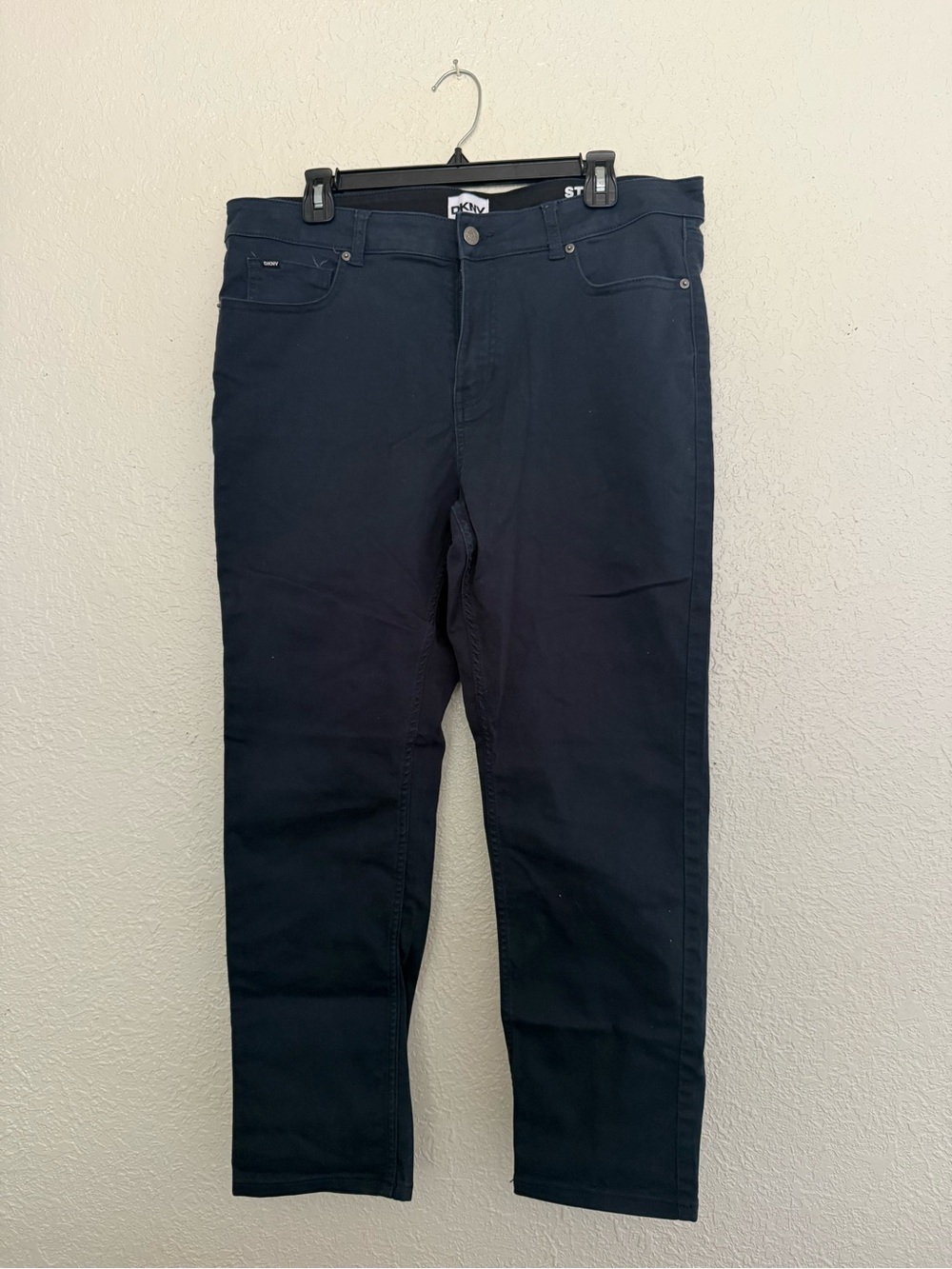 DKNY Men's Dark Navy Chinos